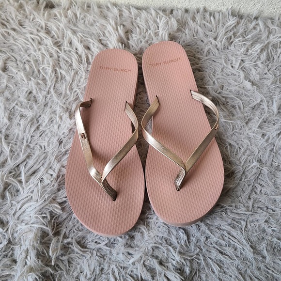 Tory Burch Shoes - Tory Burch Leather Thong Sandals Flip Flops Women's Size 8